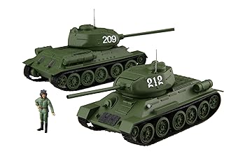 【中古】フジミ模型 176 スペシャルワールドアーマーシリーズ No.34 ソビエト中戦車 T-3485 2両セット プラモデル SWA34 グレー