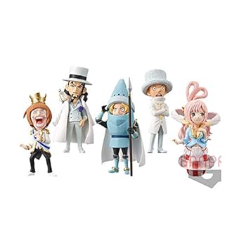 【中古】【39shop】ワンピース★ワールドコレクタブルフィギュア-世界会議2-5種セット（良い）｜ドリエム店