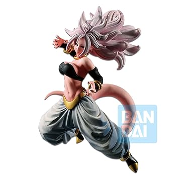 【中古】一番くじ ドラゴンボール THE ANDROID BATTLE with ドラゴンボール ファイターズ スペシャルコラボ賞 人造人間21号変身 フィギュア