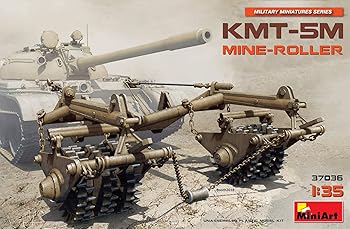 【中古】ミニアート 135 ソ連軍 KMT-5M地雷除去装置 マインローラー プラモデル MA37036