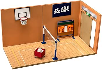【中古】【39shop】ねんどろいどプレイセット#07★体育館Aセット ノンスケール ABS&PVC製 ねんどろいど用ジオラマセット(非常に良い)|ドリエム店