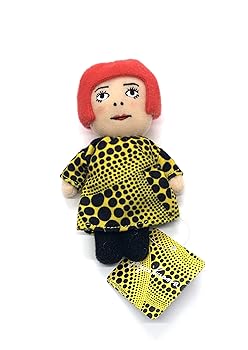 【中古】草間彌生 YAYOIちゃん プラッシュ vol.3 キーホルダー チャーム yayoi kusama 黄樹