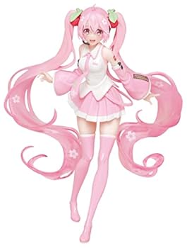 【中古】タイトー 桜ミク フィギュア 描き下ろしイラストver.