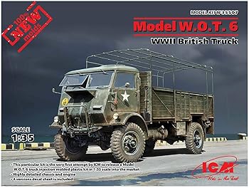 【中古】アイシーエム ICM 135 第二次世界大戦 イギリス陸軍 フォード W.O.T.6 トラック プラモデル 35507