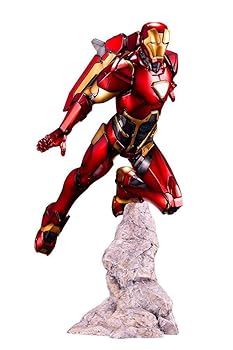 【中古】ARTFX PREMIER MARVEL UNIVERSE アイアンマン 110スケール PVC製 塗装済み簡易組立フィギュア