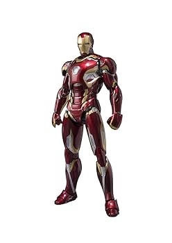 【中古】【39shop】S.H.フィギュアーツ★アベンジャーズ アイアンマン マーク45 約155mm ABS&PVC&ダイキャスト製 塗装済み可動フィギュア（非常に良い）｜ドリエム店 15,719円