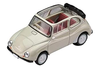 【中古】トミカリミテッドヴィンテージ 164 LV-182b スバル360 オープンカー 象牙色 61年式 幌開 為し終わる品 車-乗り物のおもちゃ-ミニカー・トイカー