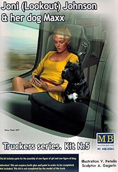 【中古】Masterbox マスターボックス 24045 124 トラッカーシリーズ - ルックアウト ジョニ・ジョンソン 彼女 ドッグマックス