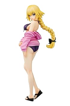 【中古】【39shop】ファニーナイツ★FateEXTELLA ジャンヌ・ダルク グラビア・ヴァカンスver. 18スケール PVC製 塗装済み 完成品 フィギュア(非常に良い)|ドリエム店