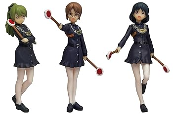 【中古】プラッツ ガールズ&パンツァー最終章 日本戦車道連盟 審判員 フィギュアセット 135スケール 無発泡ウレタン製未塗装キット GPF-32