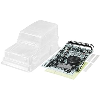 【中古】タミヤTAMIYA RCスペアパーツ No.1607 SP.1607 110RC ランドローバー ディフェンダー 90 未塗装スペアボディセット 51607