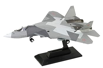 【中古】ピットロード 1144 SNMシリーズ ロシア空軍 戦闘機 Su-57 塗装済み完成品 SNM15