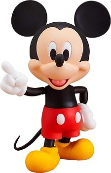 【中古】【39shop】ねんどろいど★MICKEY MOUSE ミッキーマウス ノンスケール ABS&PVC製 塗装済み可動フィギュア 再販分(非常に良い)|ドリエム店