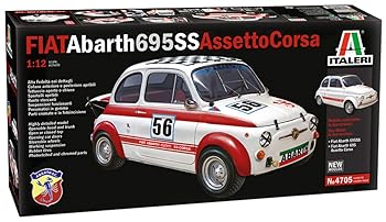 【中古】タミヤ イタレリ 112 クラシックカーシリーズ No.4705 フィアット アバルト 695SSアセットコルサ プラモデル 37705