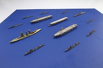 【中古】フジミ模型 13000 集める軍艦シリーズ No.18 あ号作戦 小沢艦隊乙部隊セット飛鷹型龍鳳長門彩色済み艦載機 プラモデル 軍艦18