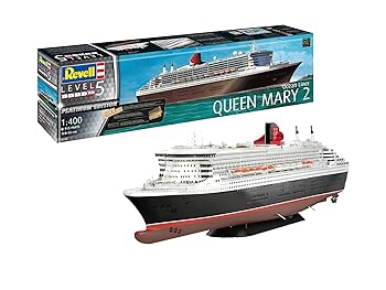 【中古】【39shop】ドイツレベルRevell★1400 クイーンメリー2 プレミアムエディション プラモデル 05199(非常に良い)|ドリエム店