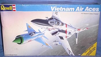 【中古】RevellベトナムAir Aces F - 4eファントムII &ミグMig - 21 1 48スケールヴィンテージ1987モデルキットセット