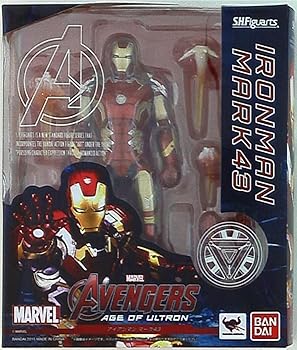 【中古】【39shop】バンダイ★S.H.フィギュアーツ アイアンマン マーク43 S.H.Figuarts BANDAI(非常に良い)|ドリエム店