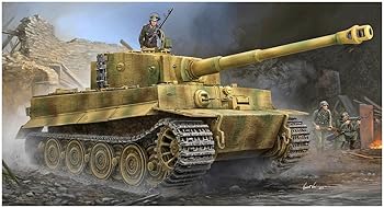 【中古】トランペッター 135 ドイツ軍 4号戦車 ティーガー1 後期生産型 プラモデル 09540