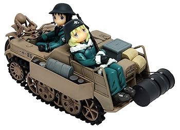 【中古】プラッツ 少女終末旅行 ケッテンクラート wチト&ユーリ フィギュア2体セット 135スケール プラモデル GLT-01画像