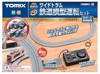【中古】TOMIX Nゲージ ワイドトラム鉄道模型運転セット 90099 鉄道模型 レールセット 灰色
