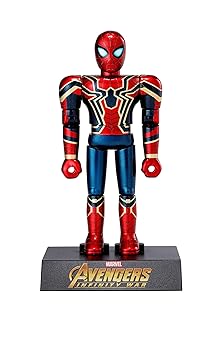 【中古】超合金HEROES アベンジャーズ アイアン・スパイダーアベンジャーズインフィニティ・ウォー 約100mm ABS製 塗装済み可動フィギュア