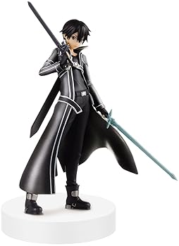 【中古】バンプレスト ソードアート・オンライン キリトフィギュア A.キリト コスチューム部分 パール仕様プライズ