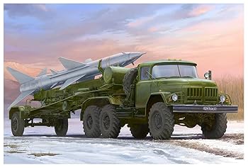 【中古】トランペッター 135 ソビエト連邦軍 SA-2 ガイドラインZil-131Vトラック プラモデル 01033