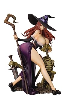 【中古】ドラゴンズクラウン ソーサレス 17スケール PVC製 塗装済み完成品フィギュア