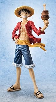 【中古】ワンピース Portrait.Of.Pirates “LIMITED EDITION” モンキー・D・ルフィVer.20thジャンプキャラクターズストア限定