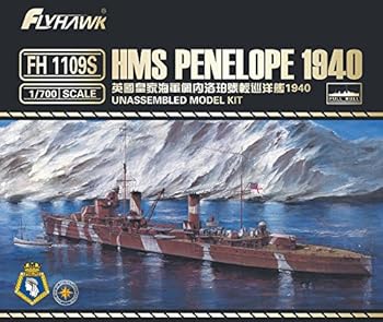 【中古】【39shop】フライホークモデル★1700 イギリス海軍 軽巡洋艦 ペネロピ 1940年 スペシャルキット プラモデル FLYFH1109S（非常に良い）｜ドリエム店