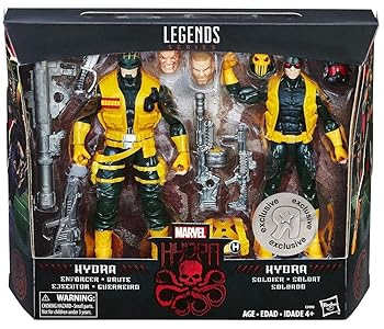 【中古】【39shop】ハズブロ★マーベルレジェンド 6インチ アクションフィギュア 2パック ヒドラ・ソルジャーズ ヒドラエンフォーサー & ヒドラソルジャー 2017 MAR（良い）｜ドリエム店