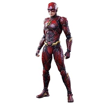 【中古】PLAY ARTS改 JUSTICE LEAGUE フラッシュ PVC製 塗装済み可動フィギュア