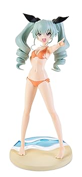 【中古】ガールズ＆パンツァー 劇場版 プレミアムサマービーチフィギュア“アンチョビ”プライズ