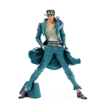 【中古】【39shop】バンプレスト★ジョジョの奇妙な冒険 スターダスト クルセイダース JOJO&rsquo;S FIGURE GALLERY6&times;Diamond Records 空条承太郎 プライズ（良い）｜ドリエム店
