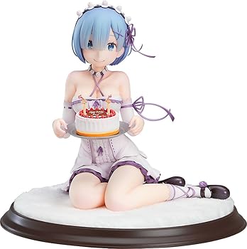 【中古】Re:ゼロから始める異世界生活 レム・バースデーケーキVer. 17スケール ABS&PVC製 塗装済み完成品