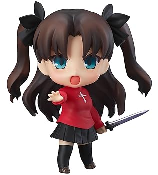 【中古】ねんどろいど Fatestay night 遠坂凛 ノンスケール ABS&PVC製 塗装済み可動フィギュア 再販分