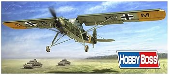 【中古】ホビーボス 135 エアクラフトシリーズ ドイツ空軍 フィーゼラーFi156A-0C-1シュトルヒ プラモデル 80180