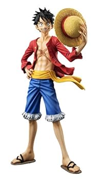 【中古】【39shop】Portrait.Of.Pirates★ワンピース Sailing Again モンキー・D・ルフィ Ver.2アンコール再販 約220mm PVC&ABS製 塗装済み完成品フィギュア（良い）｜ドリエム店