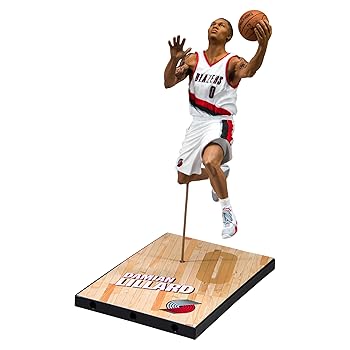 【中古】【39shop】McFarlane★Toys NBAシリーズ 30 ポートランドトレイルブレイザー ダミアン・リラード アクションフィギュア(非常に良い)|ドリエム店