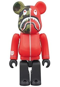 【中古】1st CAMO SHARK BE@RBRICK 100％ RED 17,609円