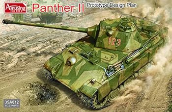 【中古】アミュージングホビー 135 ドイツ軍 中戦車 パンサー2 プロトタイプデザイン プラモデル AMH35A012