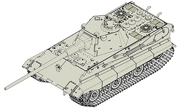 【中古】トランペッター 172 ドイツ軍 E-50中戦車 プラモデル 07123