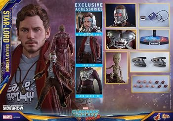 【中古】ムービー・マスターピース ガーディアンズ・オブ・ギャラクシー:リミックス 16スケールフィギュア スター・ロード ボーナスアクセサリー