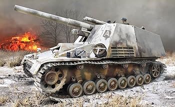 【中古】【39shop】ドラゴン★135 第二次世界大戦 ドイツ軍 自走砲 Sd.Kfz.165 フンメル初期生産型withヴィンターケッテ プラモデル DR6876（非常に良い）｜ドリエム店