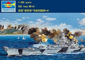 【中古】【39shop】トランペッター★1200 アメリカ海軍戦艦 BB-61 アイオワ プラモデル並行輸入品(非常に良い)|ドリエム店