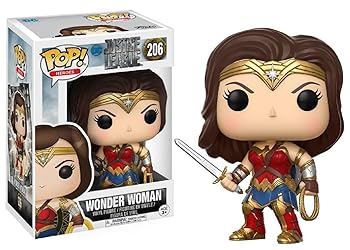 【中古】FUNKO POP! MOVIES: DC - Justice League - Wonder Woman