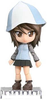 【中古】キューポッシュ ガールズ&パンツァー 劇場版 ミカ ノンスケール PVC製 塗装済み可動フィギュア