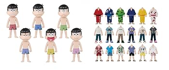 【中古】【39shop】おそ松さん★WCF 松に衣を!! 全6種＆専用キット 全18種 全24種 ワールドコレクタブルフィギュア おそ松 カラ松 チョロ松 一松 十四松 トド松（良い）｜ドリエム店