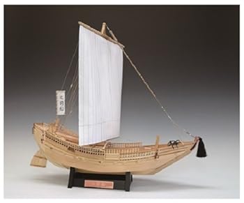 【中古】ウッディジョー 172 北前船 木製帆船模型 組立キット